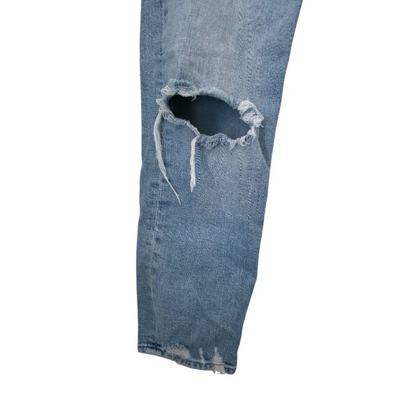 Mother Superior TOMCAT THE CONFESSION High-Rise Destroyed Cropped Jeans Sz 25 - Picture 7 of 16